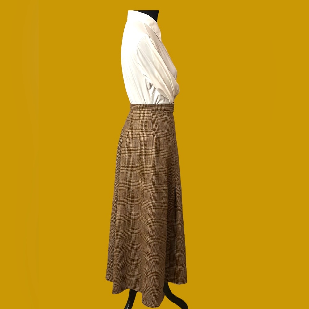 EVG Vintage Breeches Tweed A-Line Skirt Made in USA 🇺🇸 Size 4 - Picture 6 of 11